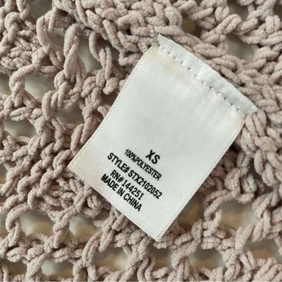 Francesca's Jun & Ivy Tan Cassie Long Sleeve Open Front Cardigan Size XS, NWT - Picture 6 of 8